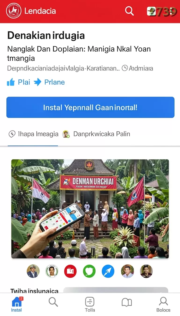 Cuplikan layar KOIN805 — pengaturan akun